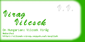 virag vilcsek business card