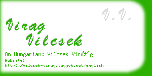 virag vilcsek business card